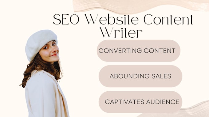 be your SEO content writer for your website copywriting