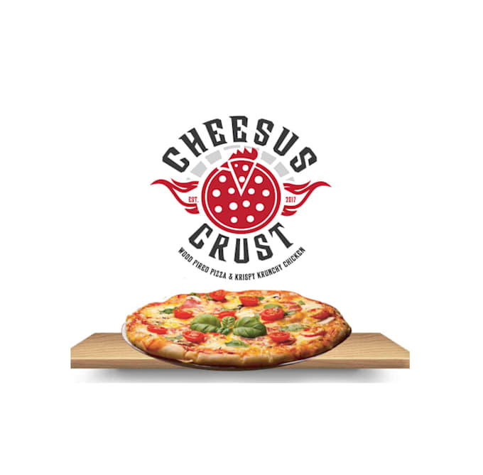 design attractive fired pizza logo