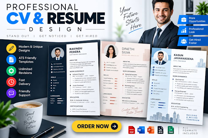 professional CV and resume design