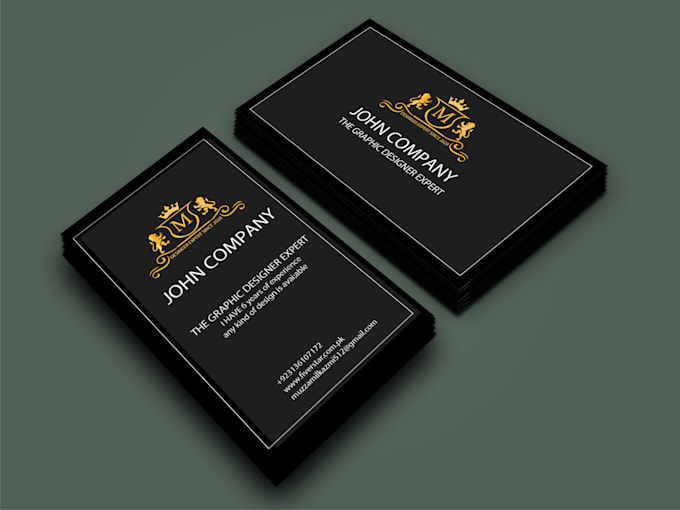 design a modern minimalist emblem and business card with qr