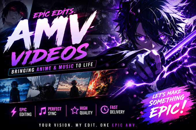 create insane amv 4k anime music video edit