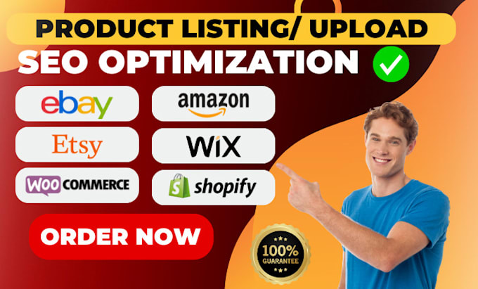 do SEO optimized ebay, amazon, tiktok, shopify, etsy, and woo commerce listings