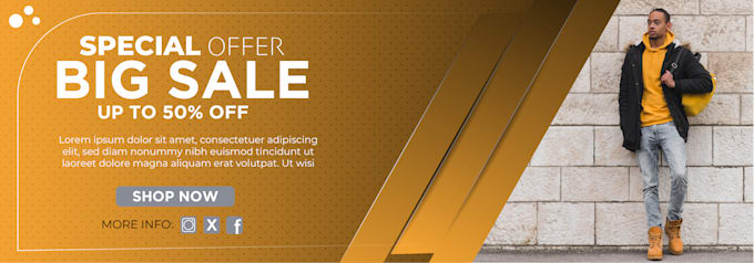 design a creative web banner
