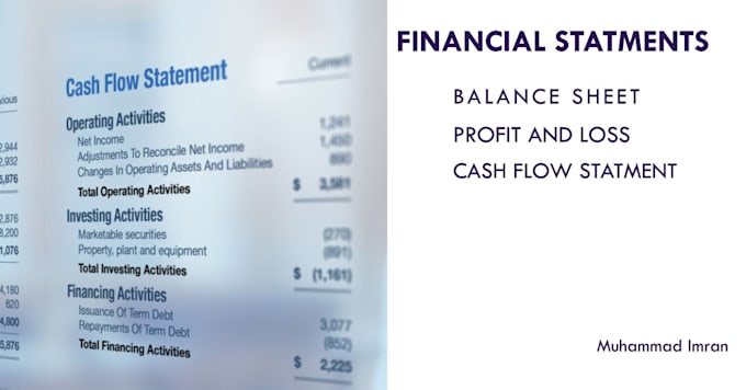 prepare financial statements, profit and loss variable
