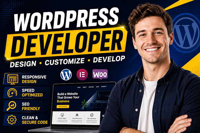 be your professional wordpress website designer and developer