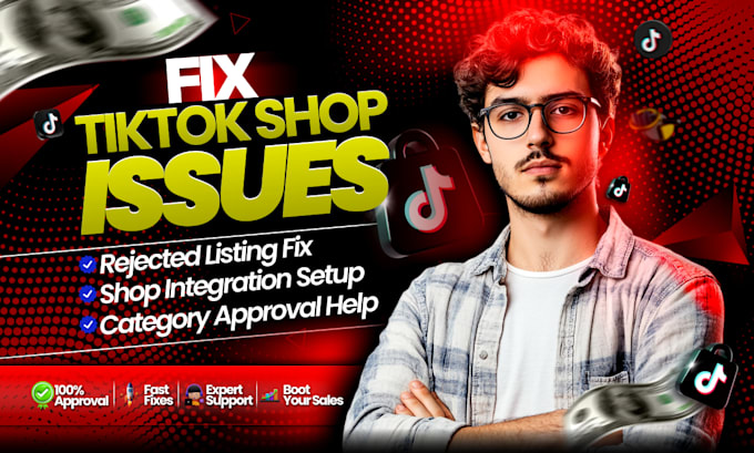 fix tiktok shop rejected listing, tiktok shop integration, category approval