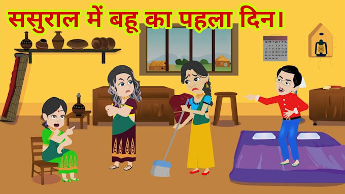 Moral Stories Sasural Wale Cartoon Make A 2d Animation Video For