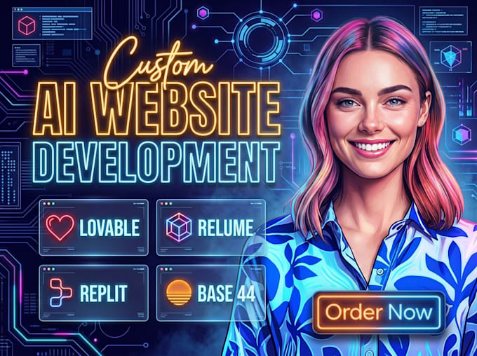 develop a custom ai website, ai saas, and ai application