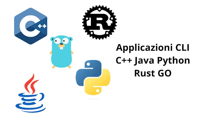 code for you in console cli python, go, cpluplus, java