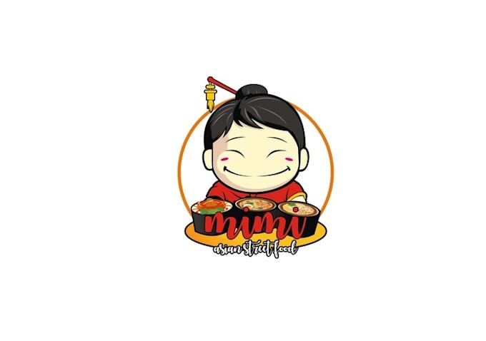 design existing street food logo