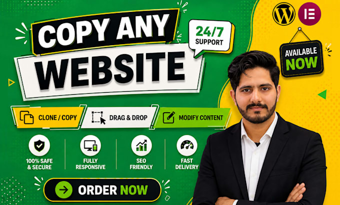 copy clone website replicate website or redesign website