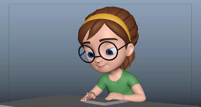 make maya animation with your 3d character