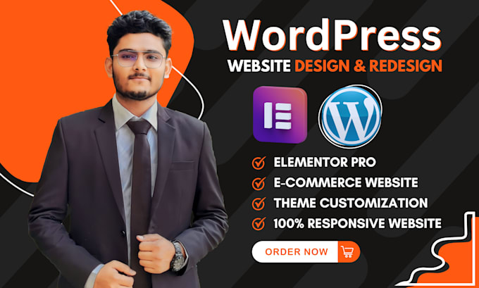 Do wordpress website design, redesign or ecommerce website development ...