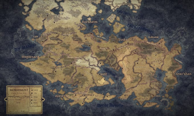 create the worldmap of your world