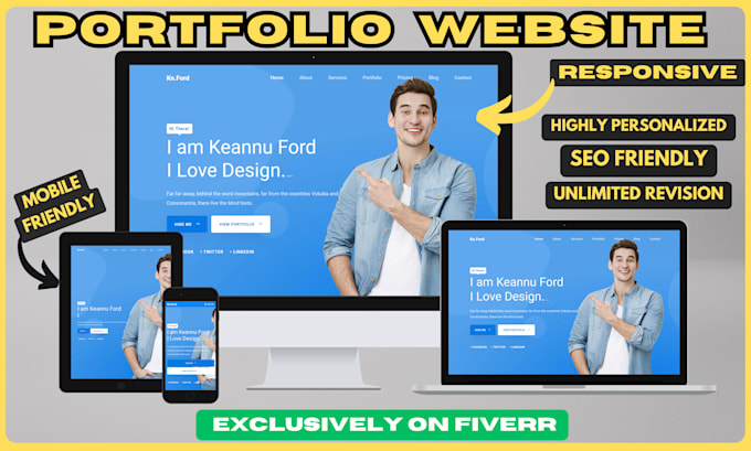 create high converting wordpress personal portfolio website