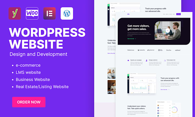 develop elementor landing page design, squeeze page or sales funnel page design