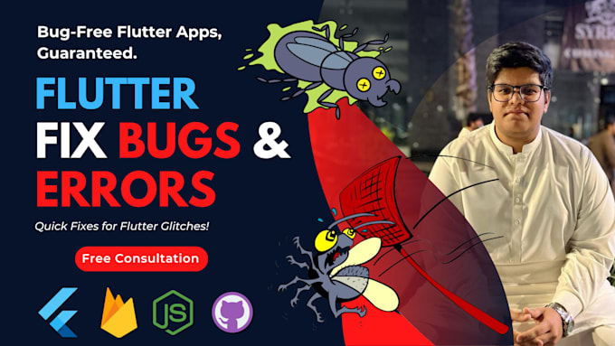 Fix flutter app bugs and errors for android and ios, be your flutter ...