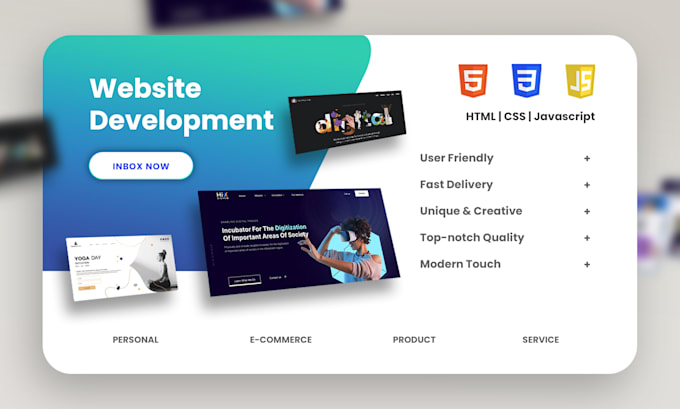 Design responsive website using html, css and javascript by Arty_blendz ...