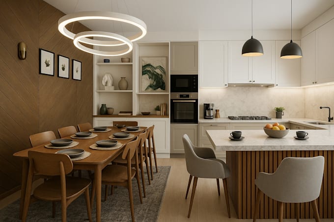 design a modern, functional kitchen layout