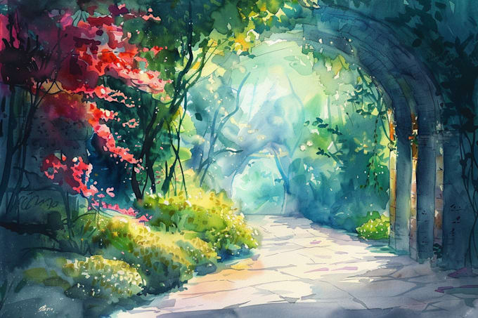 create fantasy environment concept art