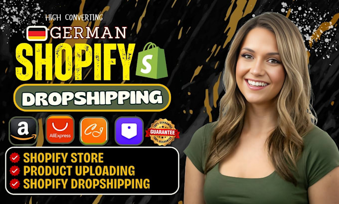 do german shopify store, automated shopify dropshipping, and 7 figure shopify