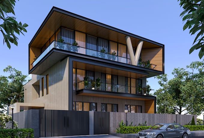 design house exterior and renovation