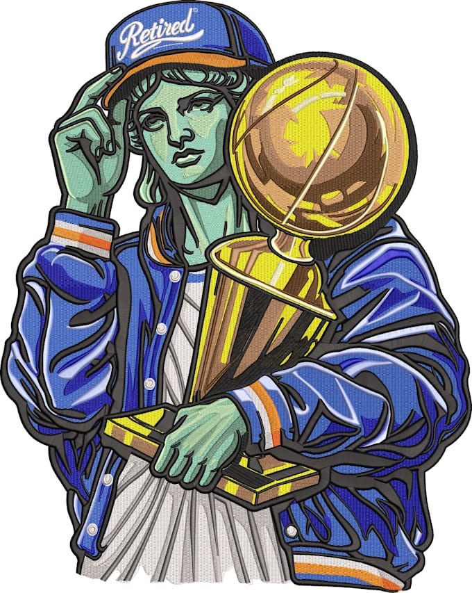do embroidery digitizing into dst pes jef file in 1 hour
