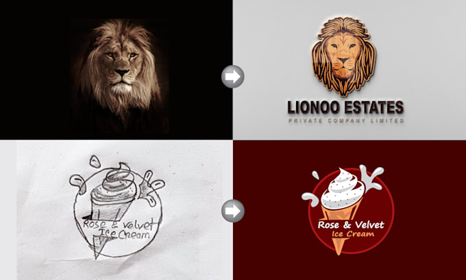 design a custom logo from your idea, sketch or image