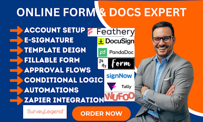 adobe sign proposify google forms polldaddy funnelbake tripetto survs typeform