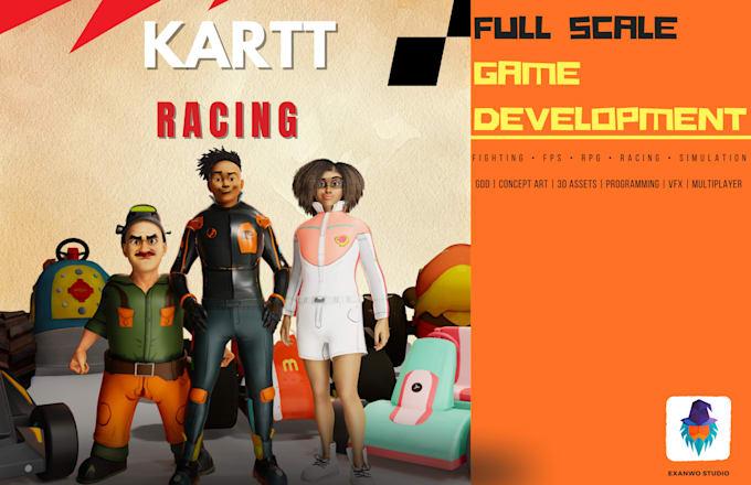 create high quality games in unreal engine ,fps, rpg ,racing and more
