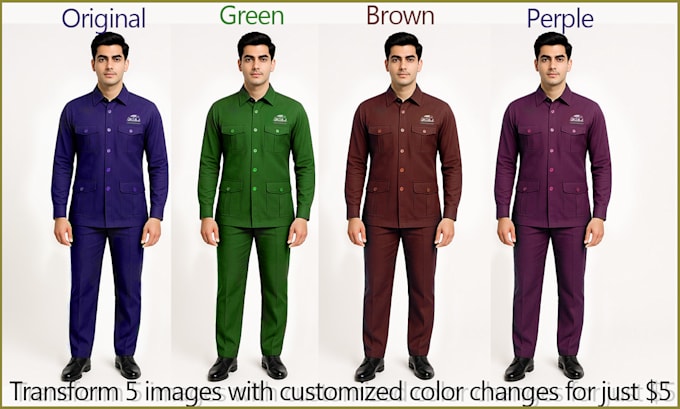 do photoshop color change for products, clothes and more