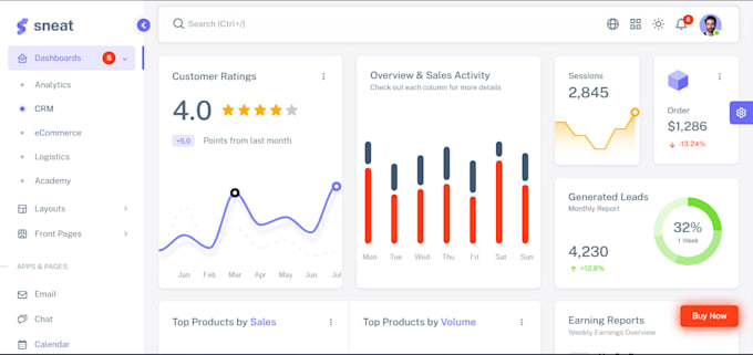 develop dynamic web applications using react
