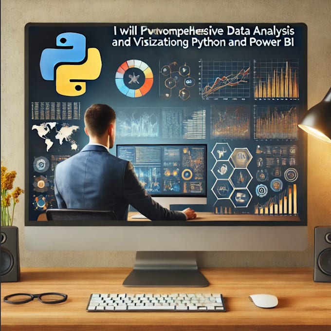 Provide data analysis and visualization with python and power bi by ...