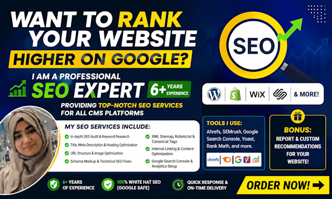 do wordpress, shopify SEO audit and technical optimization