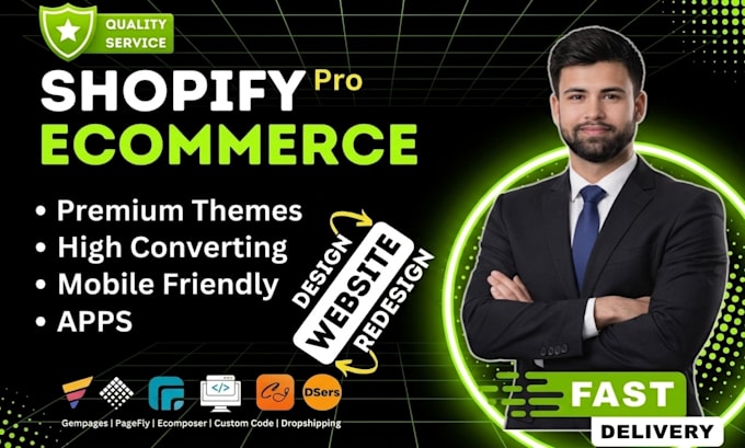 design, redesign shopify store, shopify dropshipping store