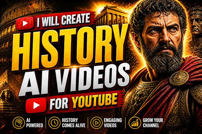 Create cinematic ai history documentary videos for youtube by Sherry_16 ...