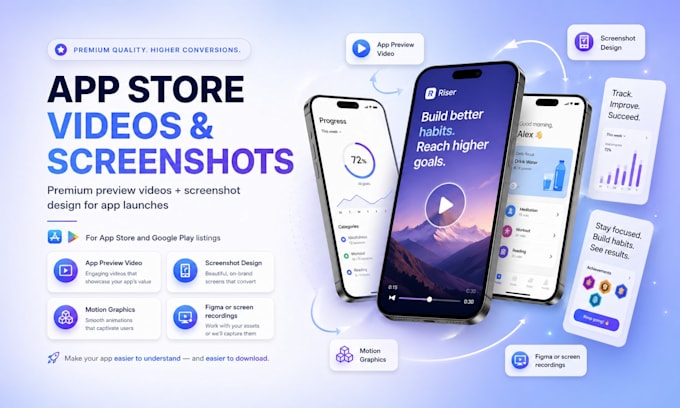 create app video and images for the app store