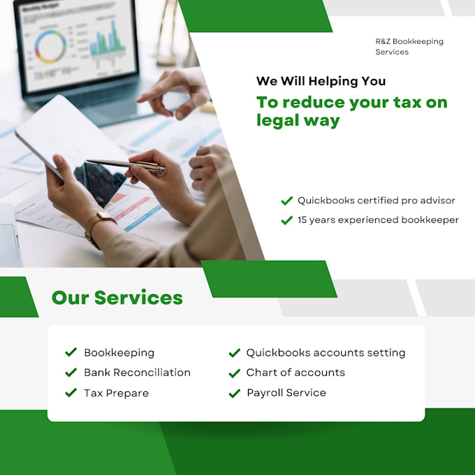 do professional quickbooks setup, cleanup, bookkeeping services