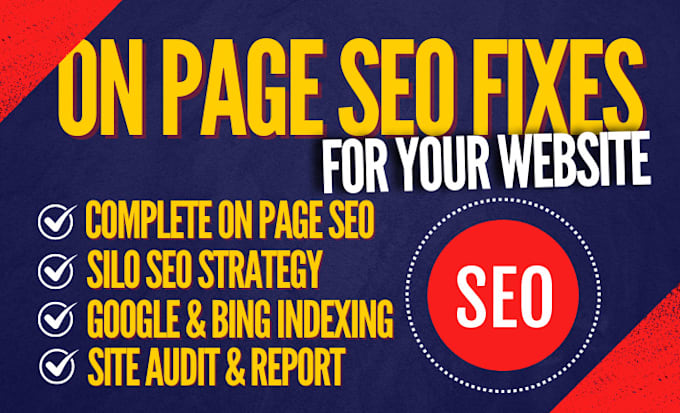 on page SEO optimization and fix technical issue for wordpress wix shopify site