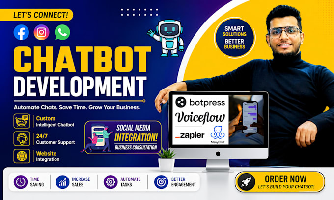 build chatbots with botpress voiceflow zapier integrations