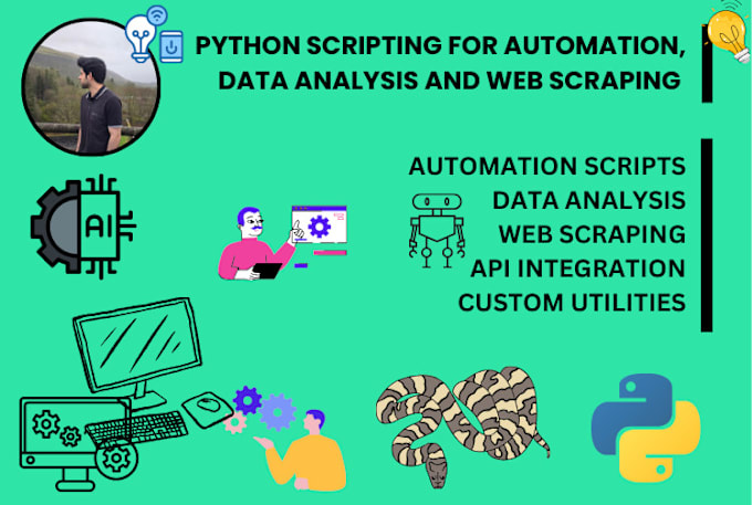 Create custom python scripts for all your needs by Techmasteroj | Fiverr