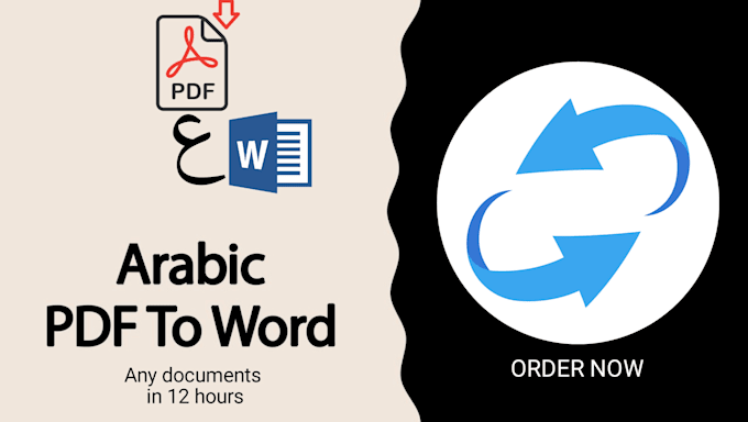 convert pdf into word in arabic