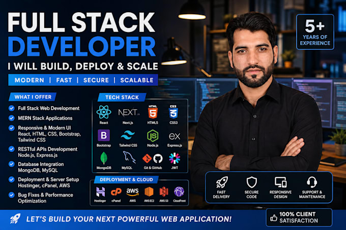 build and deploy your complete full stack application