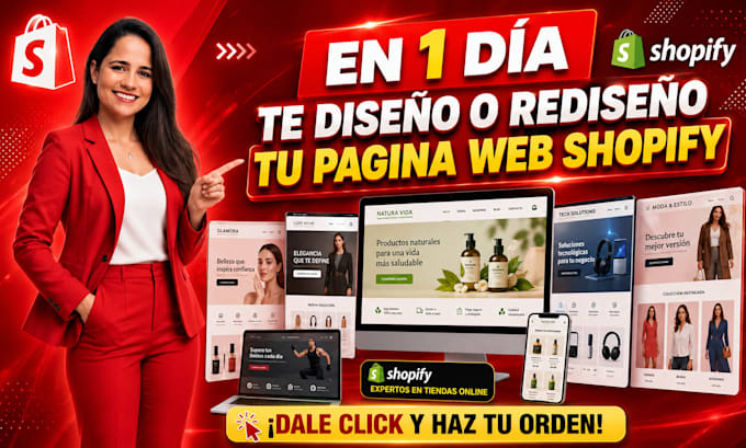 design or redesign your shopify website