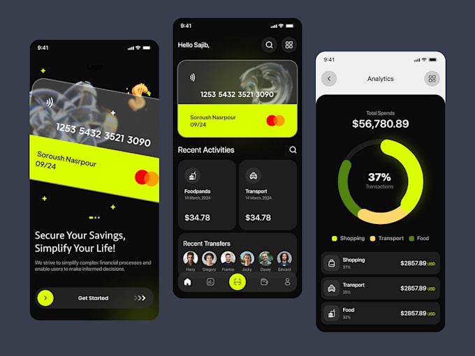 Build fintech app, payment app, nfc payment app, wallet app, loan app ...