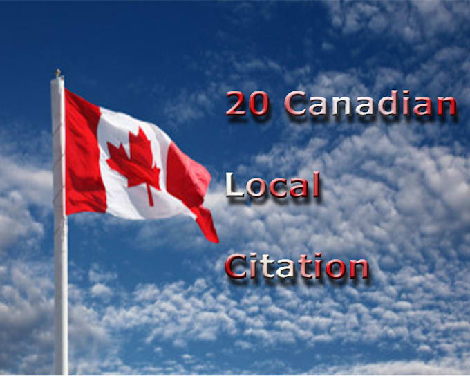 do 20 local SEO citation for canadian Business