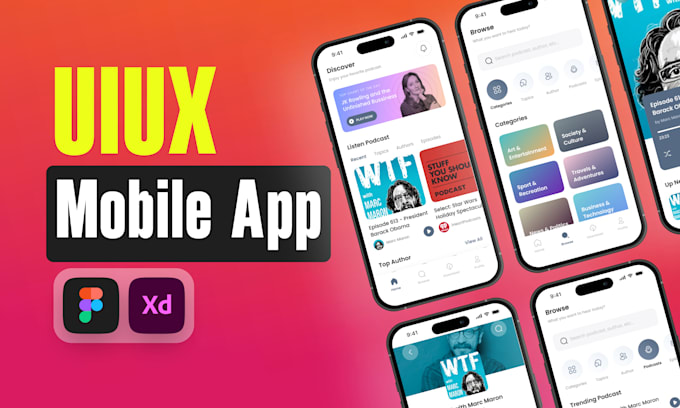 do uiux for mobile app, mobile app design, app uiux