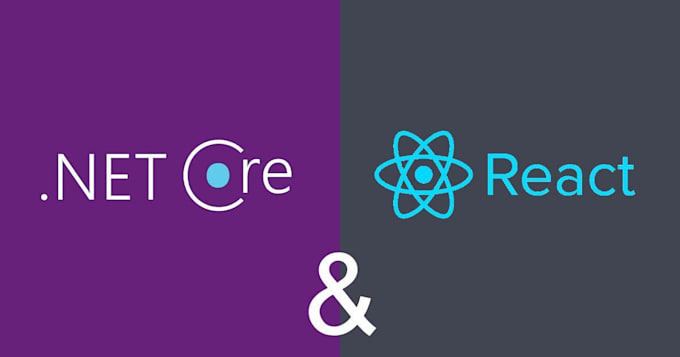 do any dot net and react or angular projects