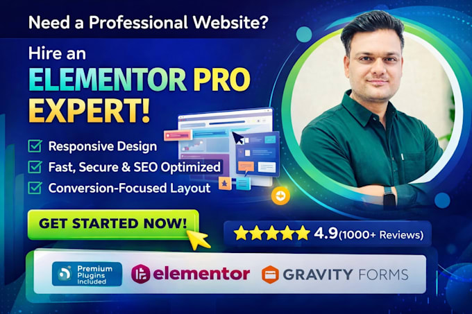 create or redesign a wordpress website using elementor pro