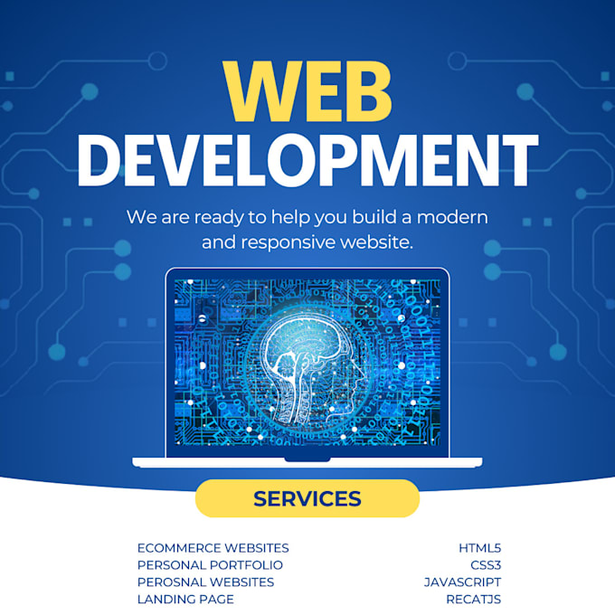 Design a modern reactjs, html landing page by Adeel1_2 | Fiverr